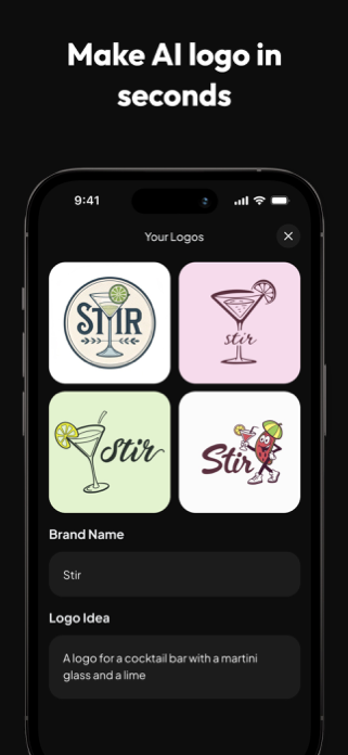 AI Logo Maker: LogoHub Screenshot 2 of 6