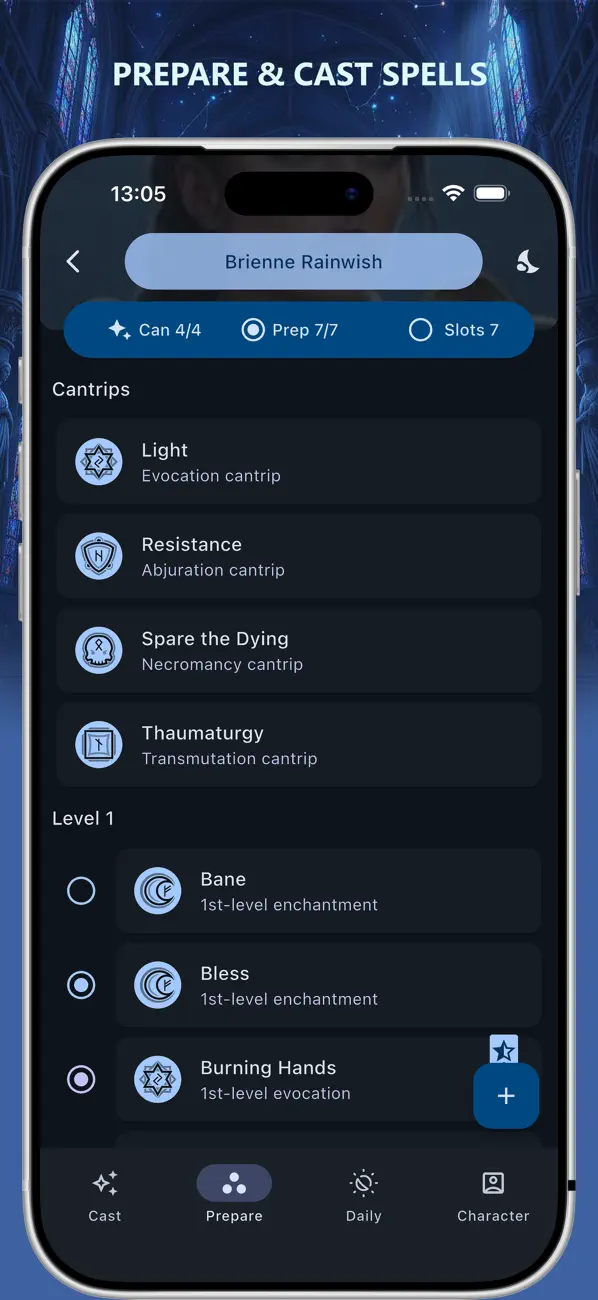 Screenshot #2 pour Book of Spells 5e & 5.5e 2024