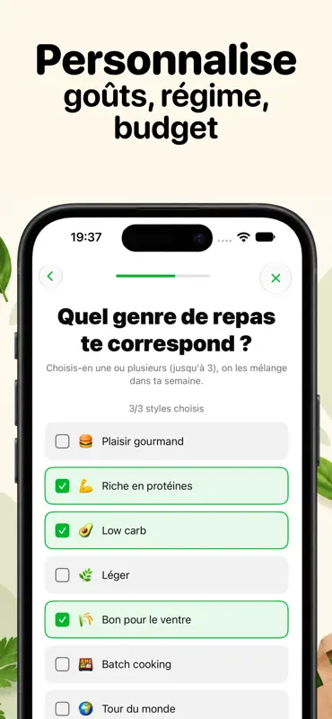 Menu de la semaine – Mibo screenshot 2 of 5