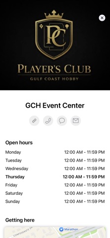 GCH Event Center screenshot