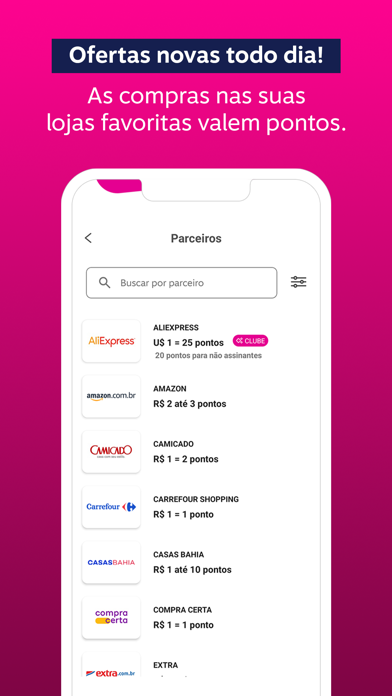 Livelo: juntar e trocar pontos Screenshot