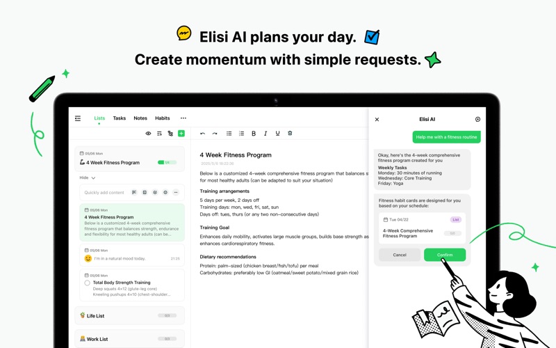 Screenshot #2 pour Elisi - AI Smart Task Planner