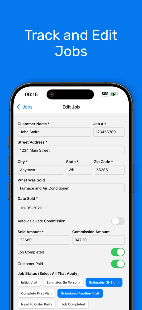 Screenshot #3 pour Commission Tracker