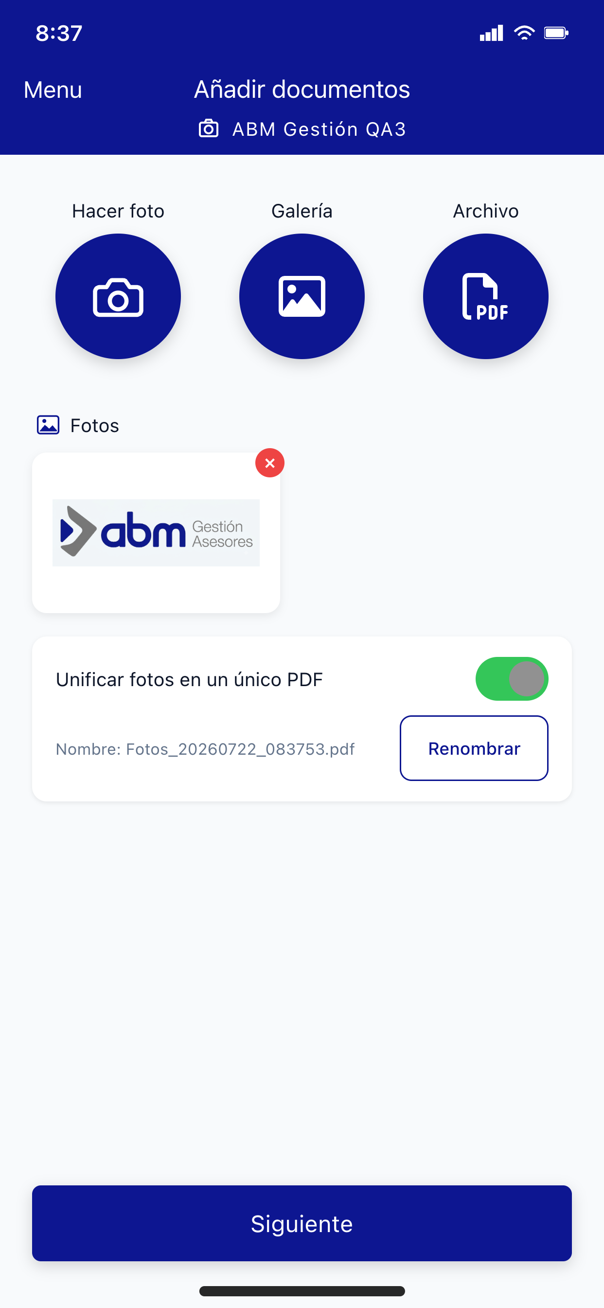 ABM Gestión QA3 screenshot 4