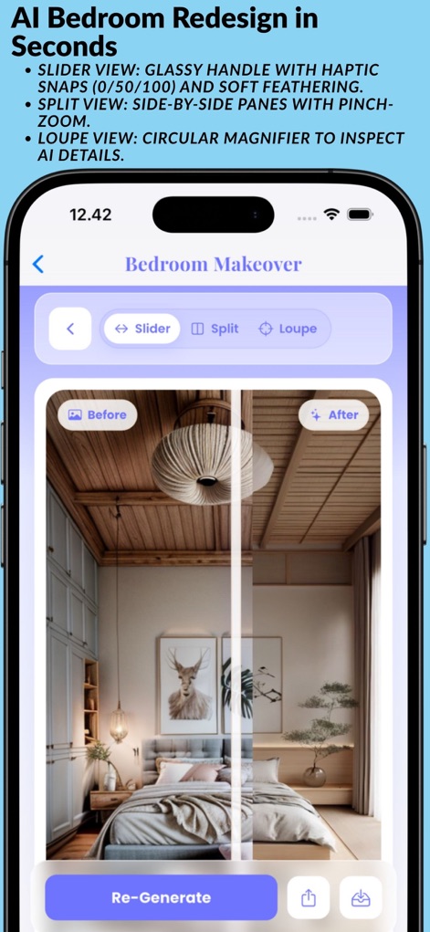 AI Bedroom - Design Landscape - Graphics & Design App | MWM