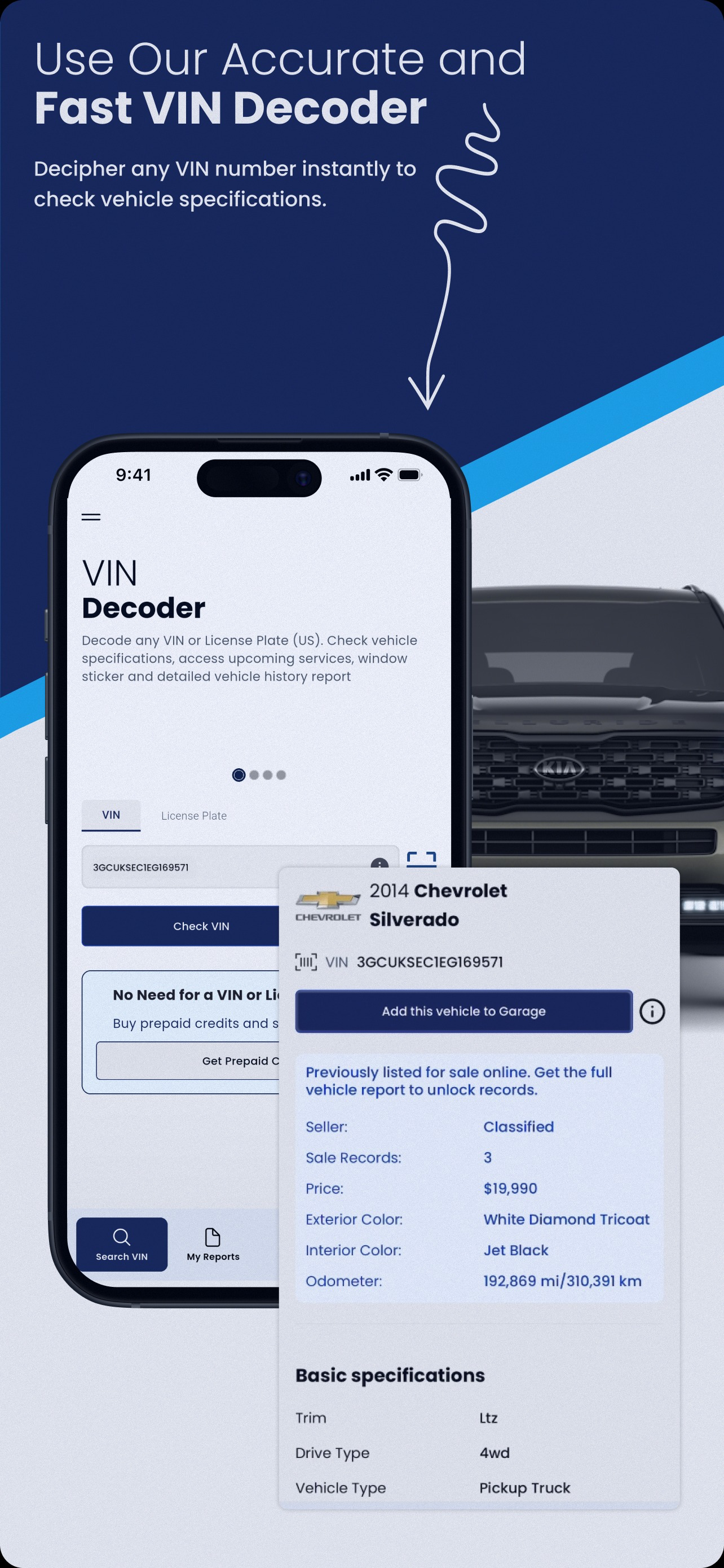 VIN decoder & Window Sticker