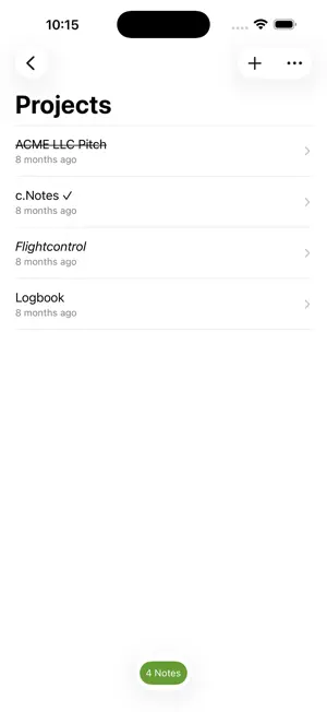 c.Notes screenshot 2