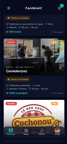 Nawak Castings app screenshot 3