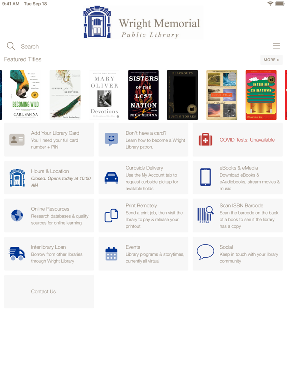 Screenshot #4 pour Wright Memorial Public Library