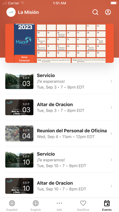 Iglesia La Misión Screenshot