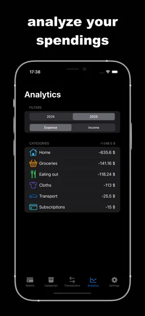 xpenses: spending tracker screenshot 3