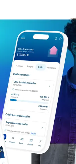 Capture d'écran de La Banque Postale sur iPhone 2