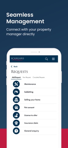 Scanlans Connect iPhone screenshot