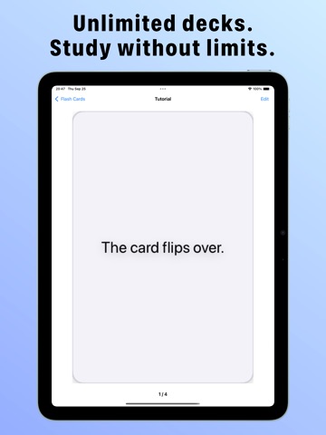 Flashcard Pro: Study & Learn iPad screenshot