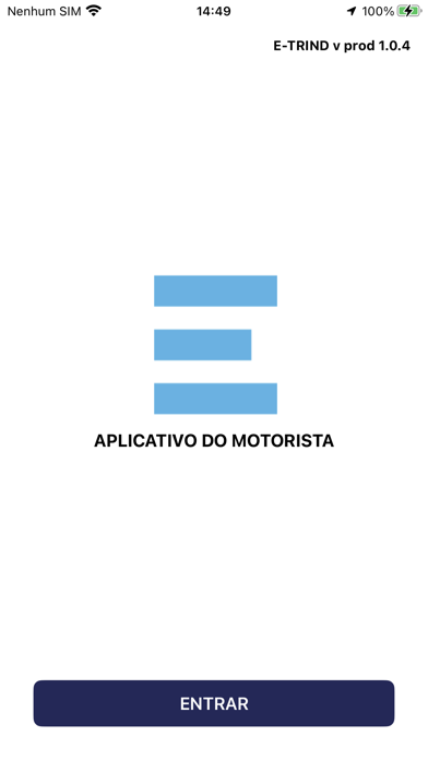 E-TRIND AppMotorista Screenshot