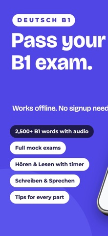 Deutsch B1: German Exam Prep Screenshot 1 of 6