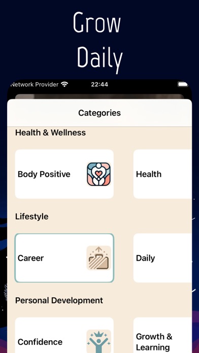 Affirmation: Aura Grow Therapy Screenshot