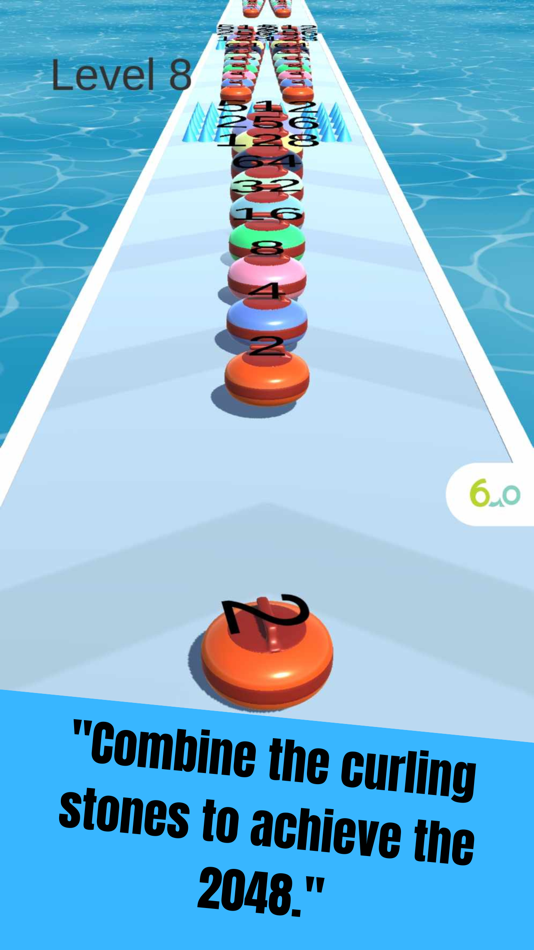 #3. Curling Curling 3D (iOS) 由: 6uo Games