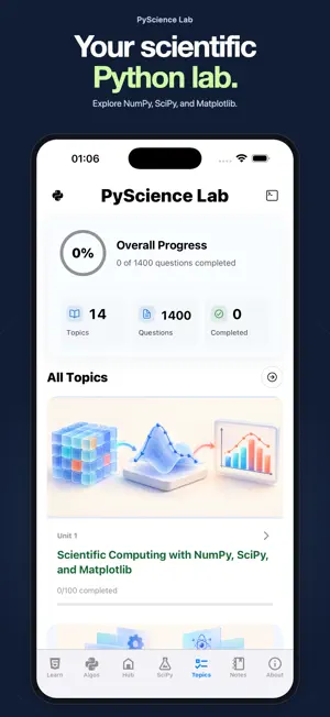 PyScience Lab screenshot 1