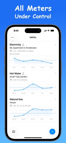 Meters – Energy Log & Tracker app screenshot