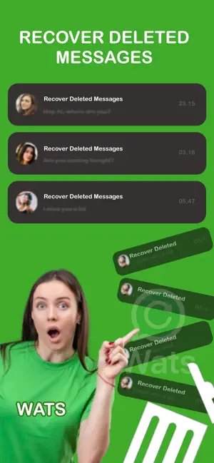Recover Deleted Messages: Wats screenshot 1