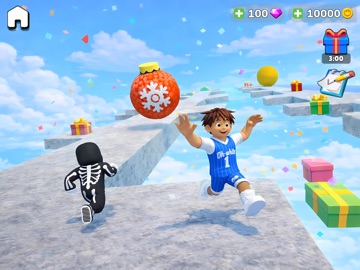 Survival games parkour obby iPad screenshot