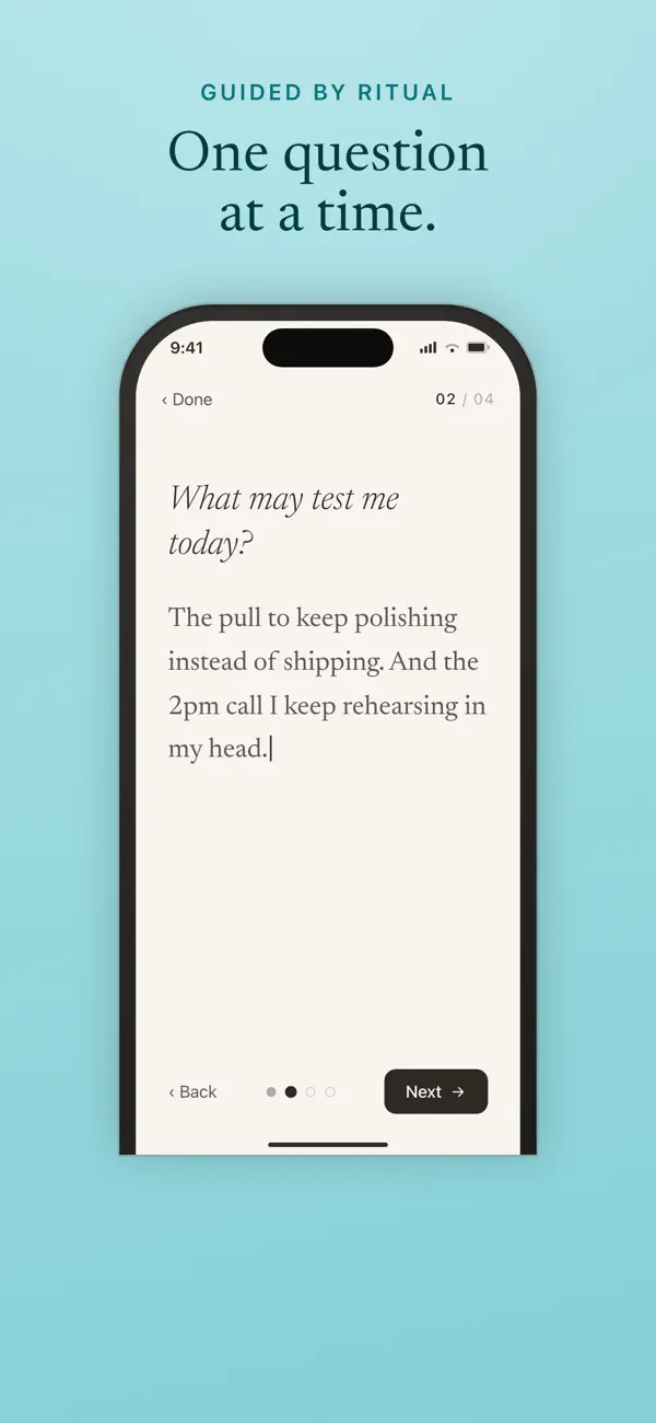 Screenshot #2 pour Hexis: Morning Evening Journal