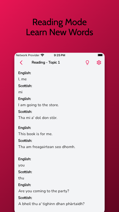 Scottish Learning - Beginners Screenshot