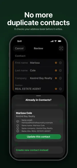 CardLens - Scan to Contacts screenshot 2