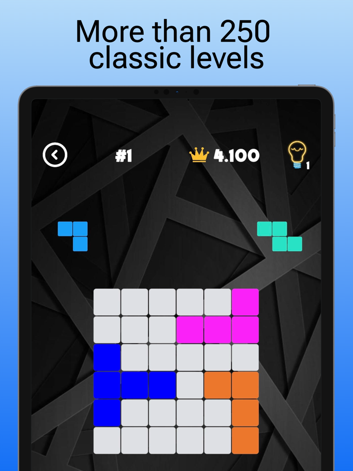 #2. Brain Puzzle: Block Game (iOS) Ved: Javier Agudo