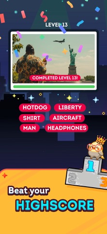 Word Clue - Pictures Crossword iPhone screenshot