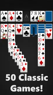 solitaire - 50 classic games iphone screenshot 3