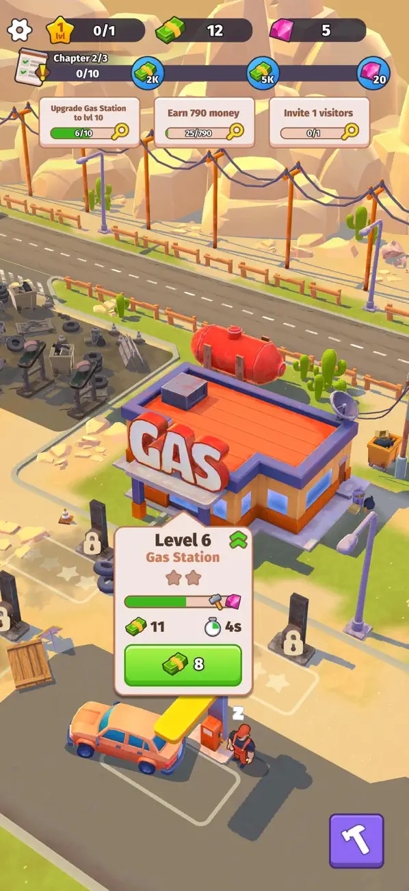 Roadside Empire: Gas station iOS Mod IPA