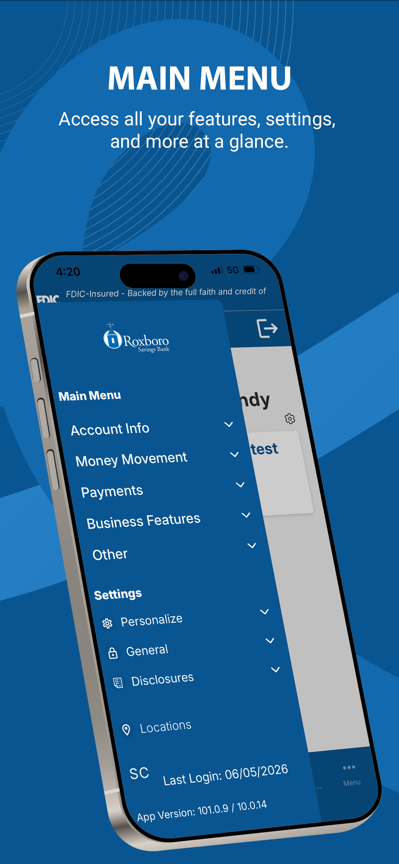 Roxboro Savings Bank Biz screenshot 3