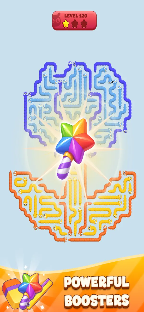 #3. Worm Arrow: Maze Puzzle (iOS) By: Thanh Nhan Vo