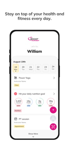 Boost Your Body iPhone screenshot