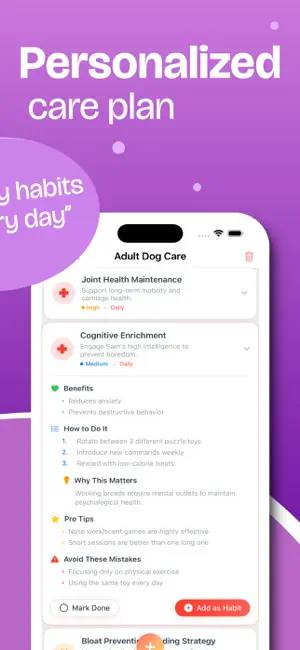 Paw - Pet Habit Tracker screenshot 3