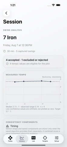 Smarter Golf Swings Screenshot 2 of 5