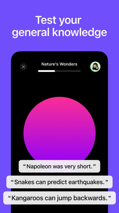 Truuu: General Knowledge Quiz Screenshot
