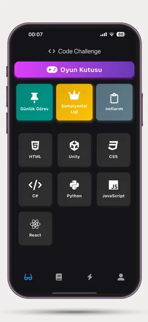 Code Challenge screenshot 1