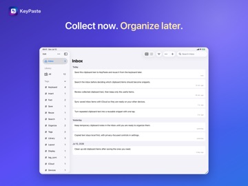 KeyPaste - Clipboard Manager iPad screenshot