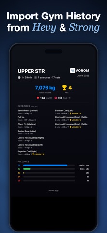 VOROM - Gym Workout Tracker Screenshot 10 of 10