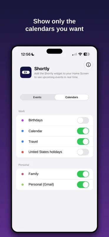 Shortly: Calendar Widget screenshot 2 of 6