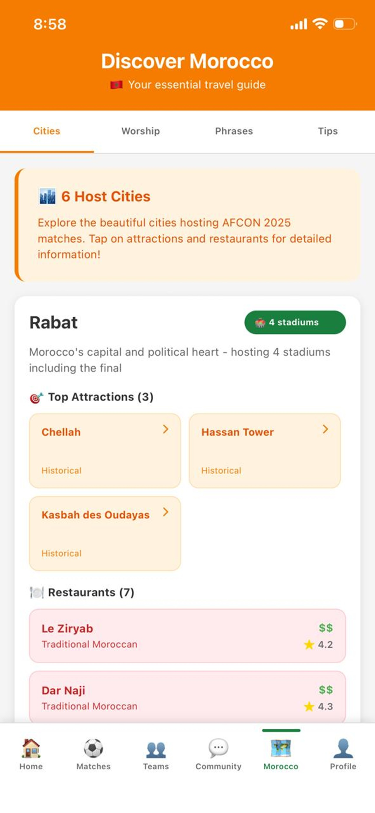 Africa Cup 2025 Unofficial App screenshot 3