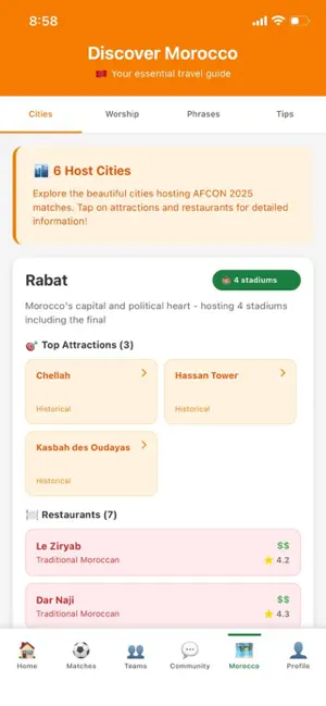 Africa Cup 2025 Unofficial App screenshot 3