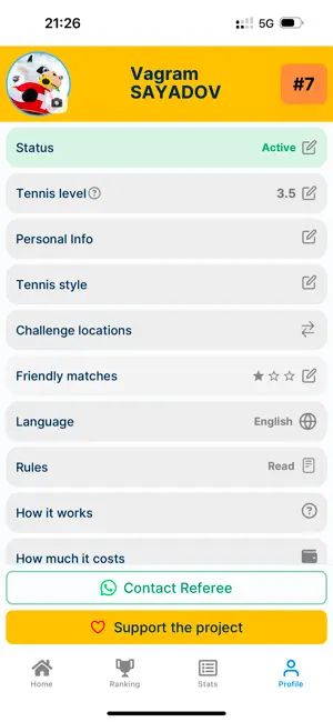 Tennis Defi screenshot 2
