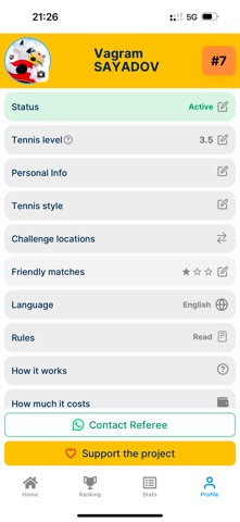 Tennis Defi Screenshot 2 of 3