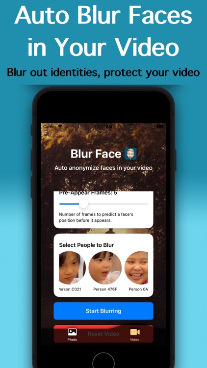 Auto Blur Faces: Photo & Video screenshot-0