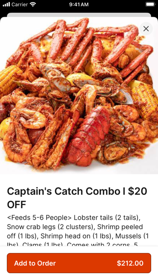 Boil Daddy - LA To Go iPhone screenshot 4 - Food & Drink app