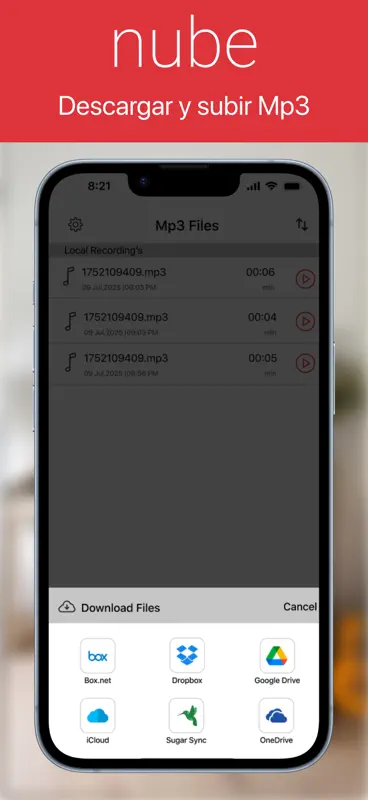 grabadora de voz,Mp3 Recorder screenshot 3 of 6
